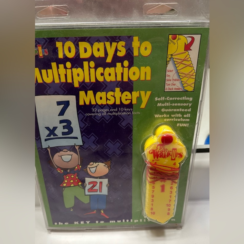 Multiplication Learning Wrap-Ups Mastery Kit 10 Days to Multiplication Mastery